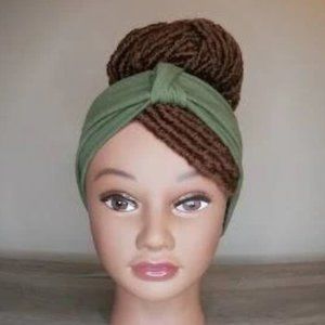 Long Faux Loc Wig HeadBand Wig Updo Braid Wig Braided Wigs for Black Women